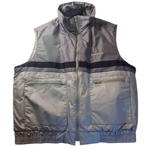 VTG Swingster Michelin Puffer Vest XL USA Made Zip Front Sleeveless Mechanic Ski